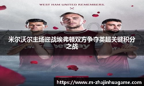 米尔沃尔主场迎战埃弗顿双方争夺英超关键积分之战