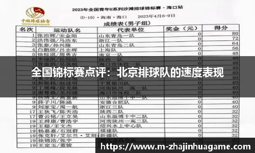 全国锦标赛点评:北京排球队的速度表现